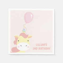 Servilleta De Papel Unicornio de bonito