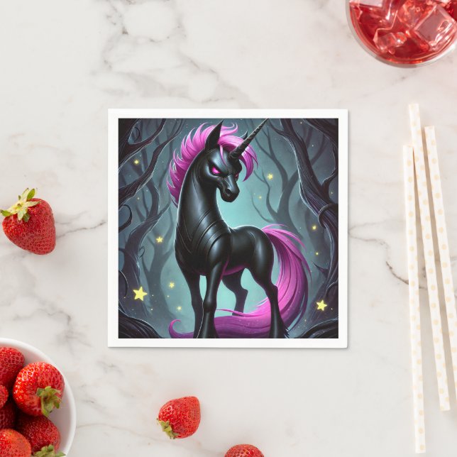 Servilleta De Papel Unicornio enojado (In situ)