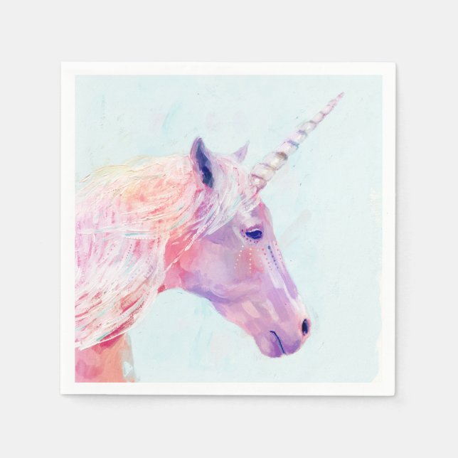 Servilleta De Papel Unicornio místico (Anverso)