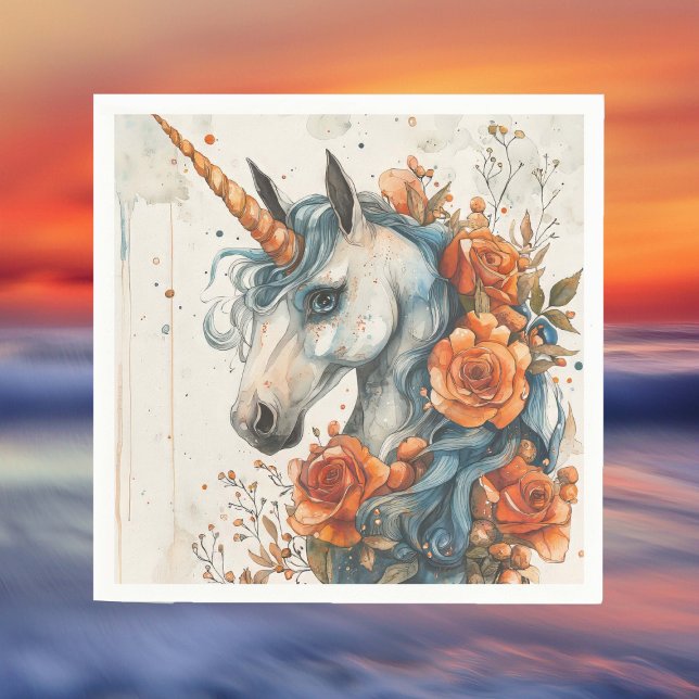 Servilleta De Papel Unicornio mítico (Subido por el creador)