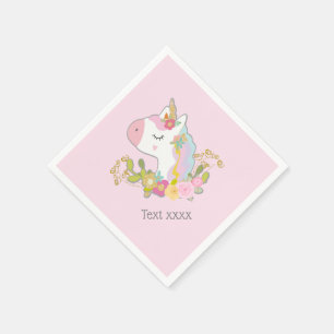 Servilleta De Papel unicornio, unicornio dulce, mágico, fantasía