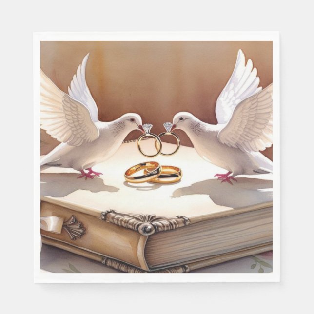 Servilleta De Papel Unificado en el amor (Anverso)