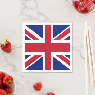Servilleta De Papel Unión Británica Patriótica Bandera Napkin