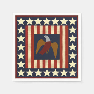 Servilleta De Papel Unión Eagle de la guerra civil y servilletas del