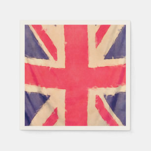 Servilleta De Papel UNION JACK FLAG grunge