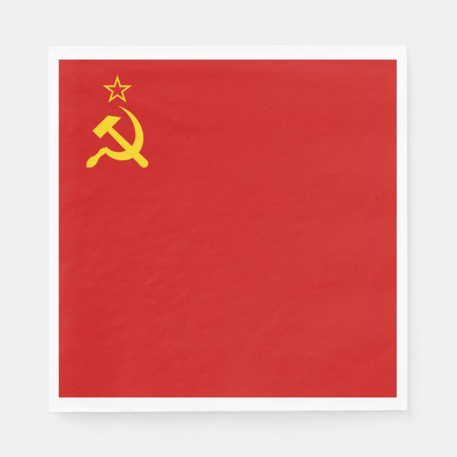 Servilleta De Papel Unión Soviética (URSS) (Martillo y esquisto comuni (Anverso)