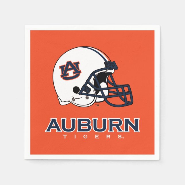 Servilleta De Papel Universidad Auburn | Auburn Football (Anverso)