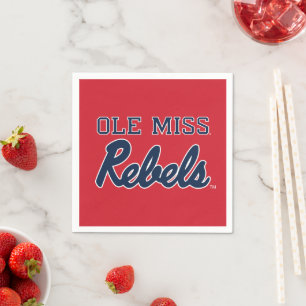 Servilleta De Papel Universidad de Misisipi   Ole Miss Rebels