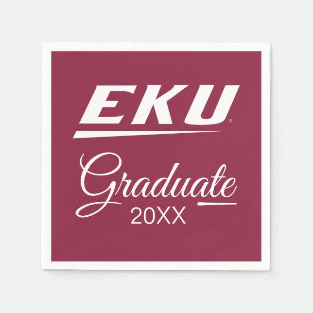 Servilleta De Papel Universidad del Este de Kentucky | EKU (Anverso)