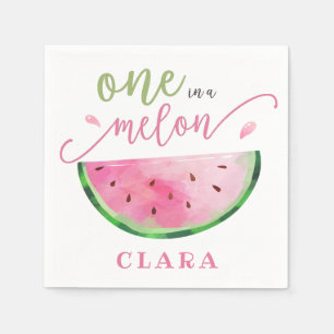 Servilleta De Papel Uno en un melón