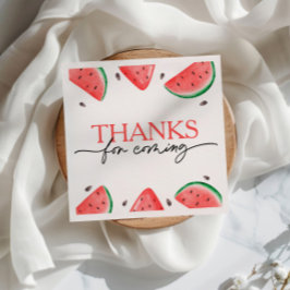 Servilleta De Papel Uno en un Melón Primer Cumpleaños sandía Cumpleaño