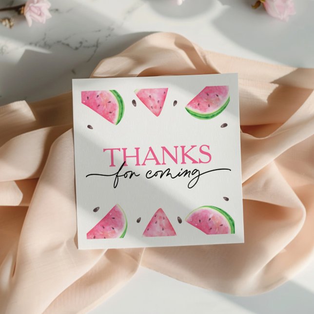 Servilleta De Papel Uno en un Melón Primer Cumpleaños sandía Cumpleaño (Subido por el creador)