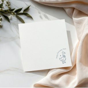 Servilleta De Papel Uno Ganso Tonto Personalizado,Cumpleaños Primer Pr