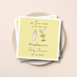 Servilleta De Papel Uno Tini En El Camino De La Baby Shower De Martini