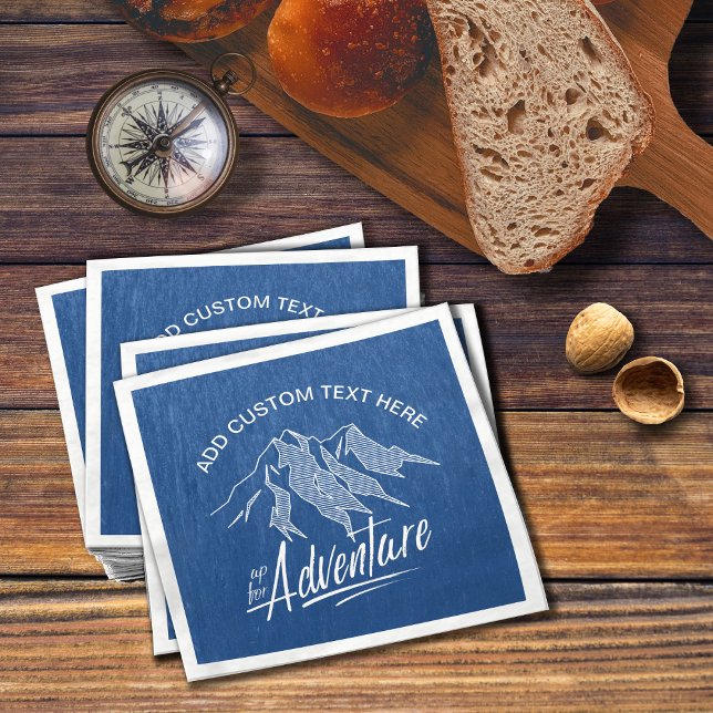 Servilleta De Papel Up For Adventure Mountains White ID358 (Subido por el creador)