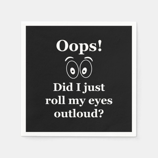 Servilleta De Papel ¡Ups! (Anverso)