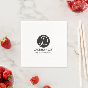 Servilleta De Papel Uso simple Su logotipo y su sitio web Napkins