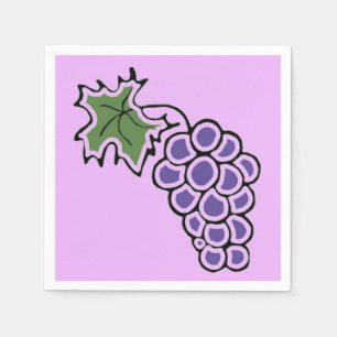 Servilleta De Papel Uvas