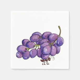 Servilleta De Papel Uvas de picnic