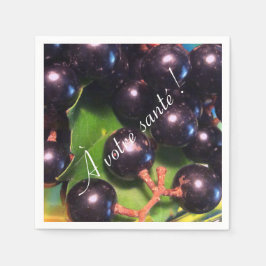 Servilleta De Papel Uvas de vino