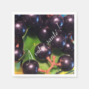 Servilleta De Papel Uvas de vino