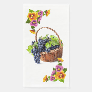 Servilleta De Papel Uvas de vino