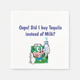 Servilleta De Papel "Uy. ¿Compré Tequila?" Fun Cocktail Napkin