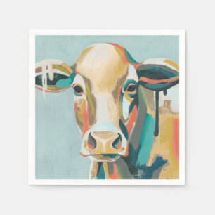 Servilleta De Papel Vaca colorida