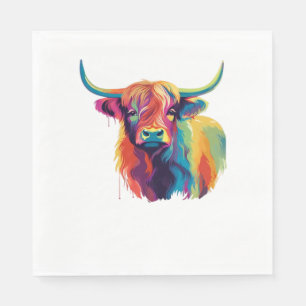 Servilleta De Papel Vaca Guay en la camiseta clásica Meadow