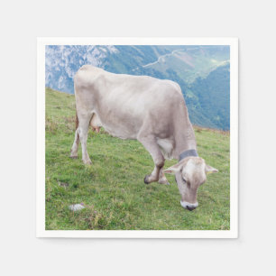 Servilleta De Papel Vaca pastando