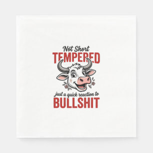 Servilleta De Papel Vaca Vintage de Temperamento Divertido