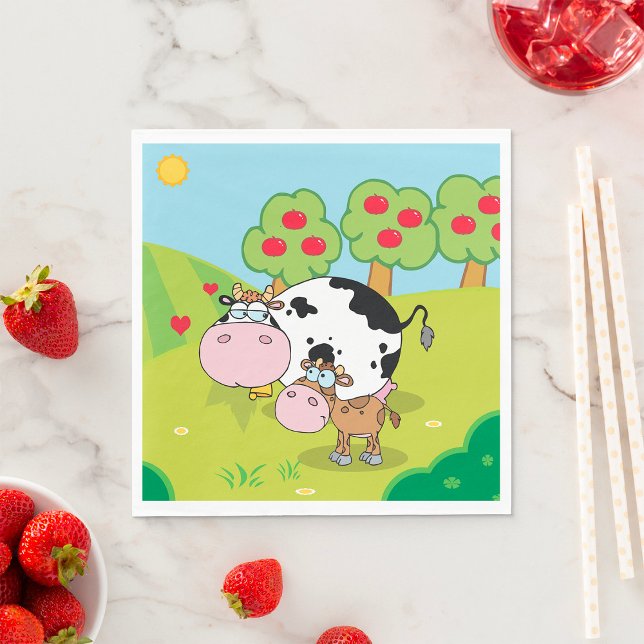 Servilleta De Papel Vaca Y Calf (Subido por el creador)