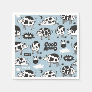 Servilleta De Papel Vaca y leche