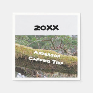 Servilleta De Papel Vacaciones al aire libre rústicas de excursión fam