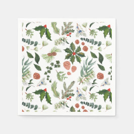 Servilleta De Papel Vacaciones clásicas de invierno de Woodland Waterc