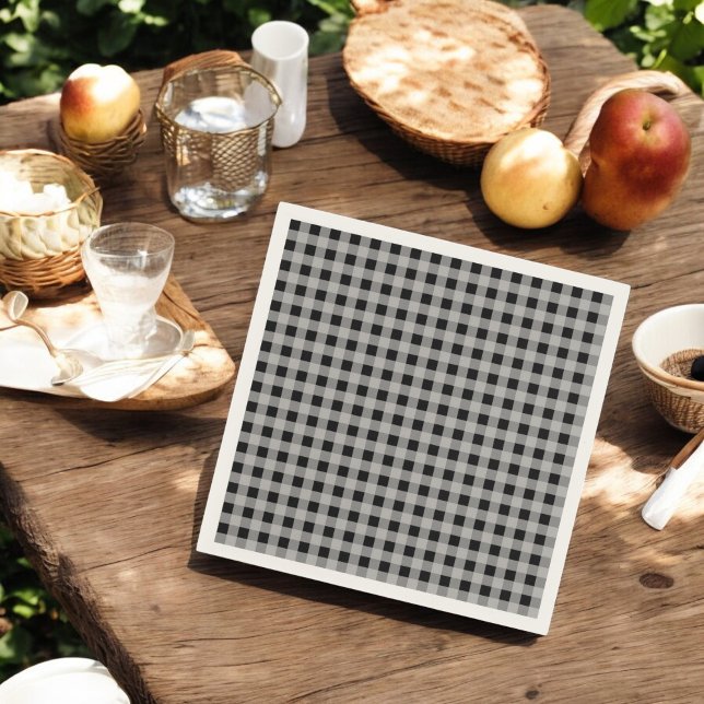 Servilleta De Papel Vacaciones de búfalo negro gris (Subido por el creador)