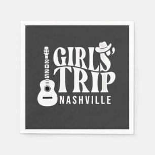 Servilleta De Papel Vacaciones de chicas en Nashville 2025 Verano 