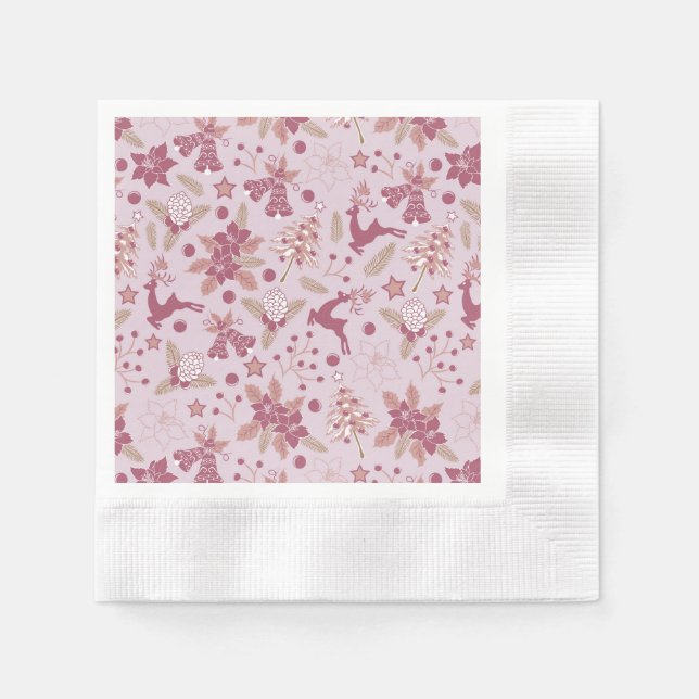 Servilleta De Papel Vacaciones de Navidad (Anverso)