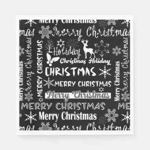 Servilleta De Papel vacaciones de navidades, patrón de Navidades