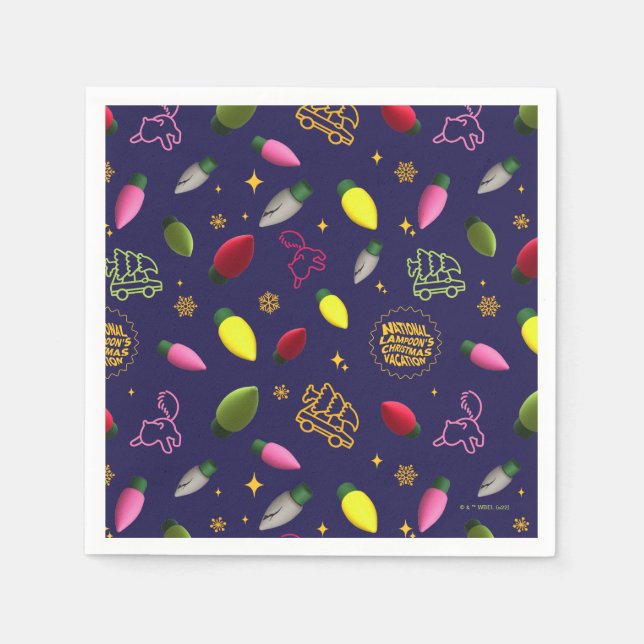 Servilleta De Papel Vacaciones de navidades | Patrón de vacaciones (Anverso)