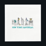 Servilleta De Papel Vacaciones judías de Hanukkah Chanukah NYC de Nuev<br><div class="desc">Las servilletas tienen un original ilustracion de marca de los edificios de la NYC "vestidos" para Hanukkah! Este ilustracion Chanukah también está disponible en otros productos. ¿No ves lo que estás buscando? ¿Necesita ayuda con la personalización? Contacte con Rebecca para que tenga algo diseñado para usted.</div>
