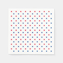 Vacaciones patrióticas en forma de punto de polka