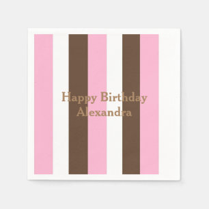 Servilleta De Papel Vainilla de chocolate rosa