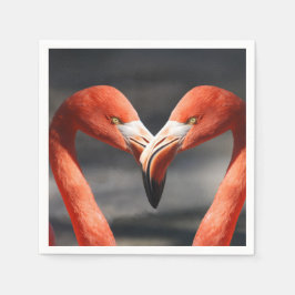 Servilleta De Papel Valentine Flamingo