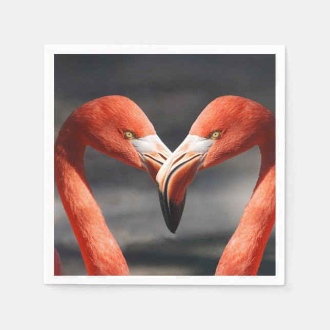 Servilleta De Papel Valentine Flamingo (Anverso)
