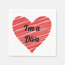 Servilleta De Papel Valentine Red Happy heart romance graphic