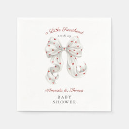 Servilleta De Papel Valentine Sweetheart Baby Shower