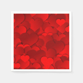 Servilleta De Papel Valentines Hearts