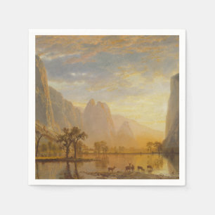 Servilleta De Papel Valle del Yosemite (1864) - Albert Bierstadt