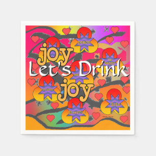 Servilleta De Papel Vamos a Beber Cóctel